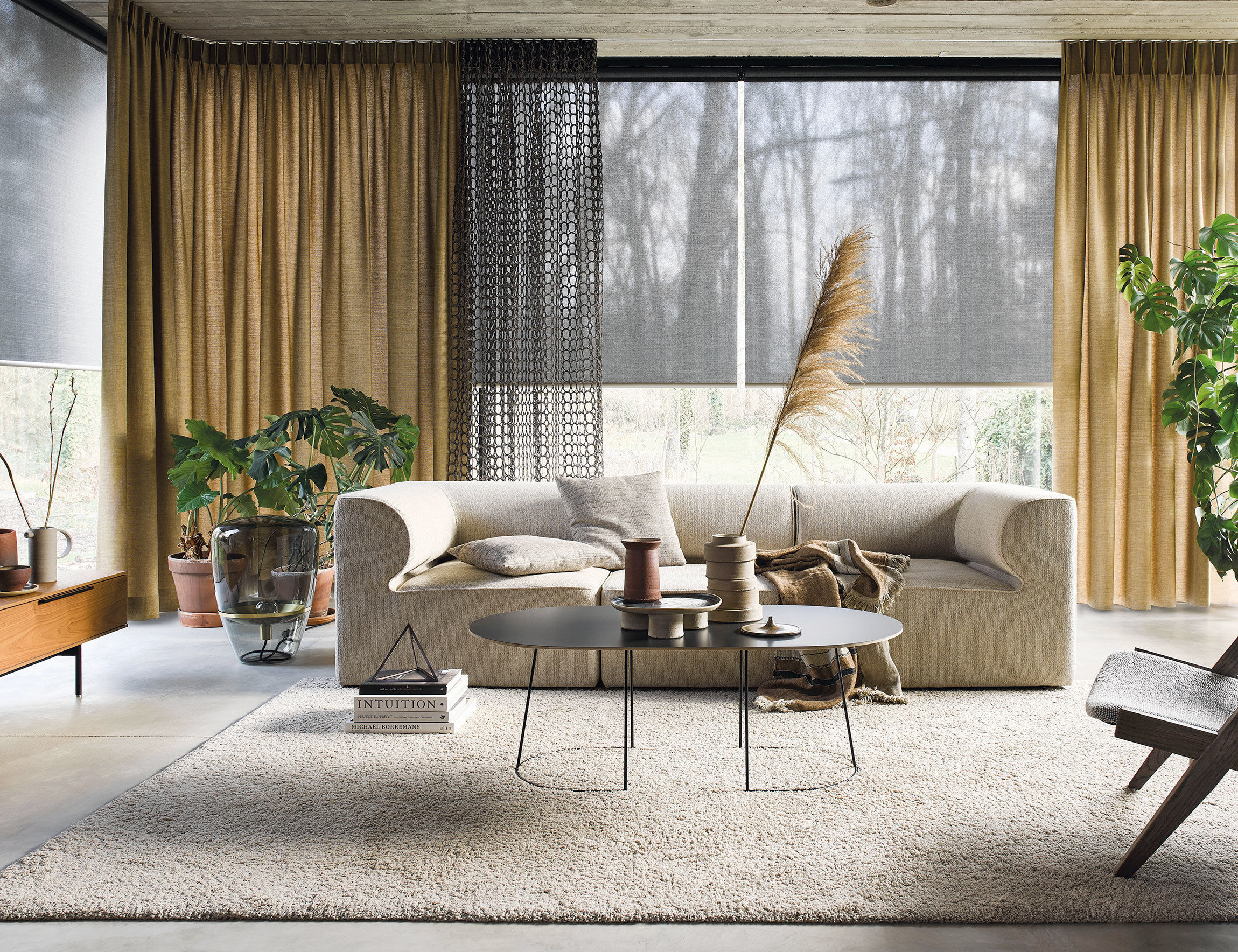 Raamdecoratie - Interieur Renders